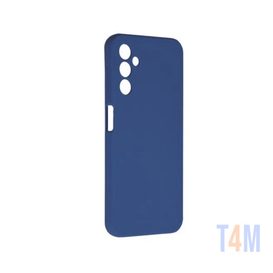 Capa de Silicone Mole para Samsung Galaxy A14 Azul